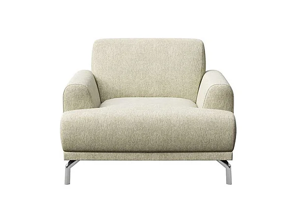 Fauteuil Puzo beige très clair