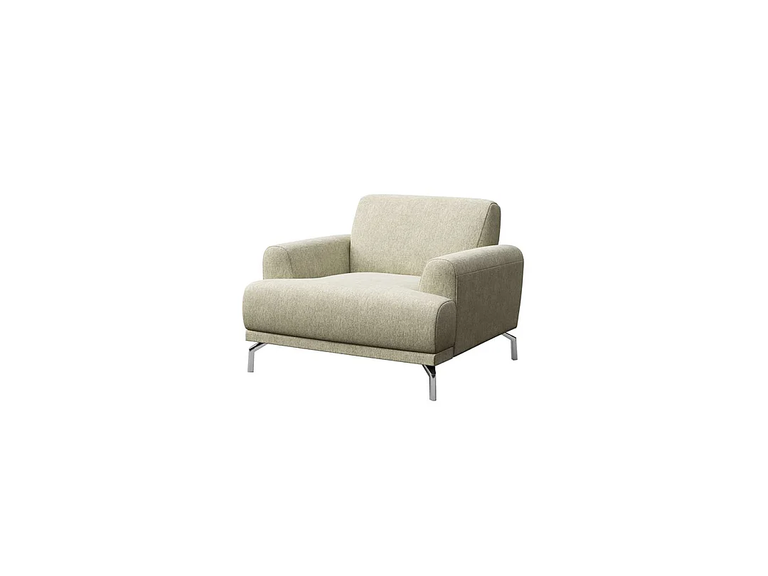 Puzo fauteuil lichtbeige