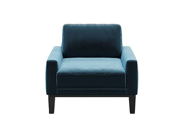 Fauteuil Musso bleu marine foncé