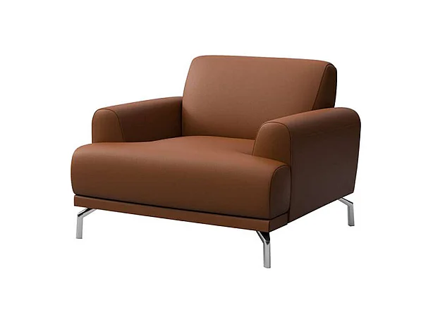 Fauteuil Puzo Brun de cannelle