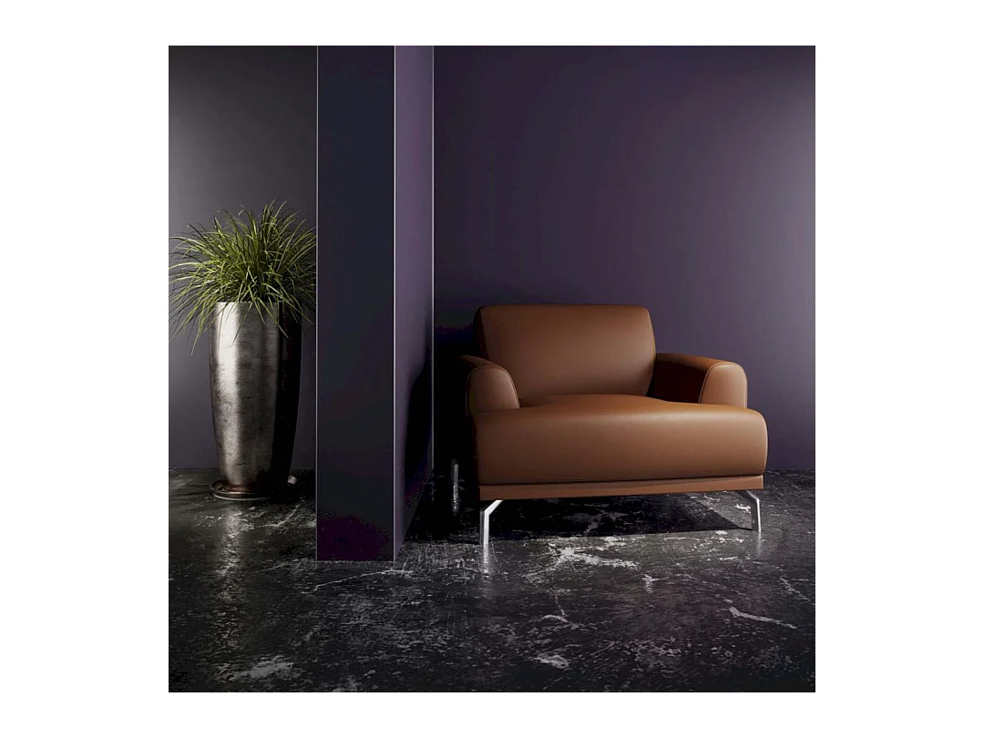 Fauteuil Puzo Brun de cannelle