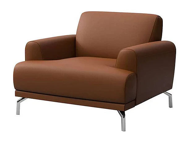 Puzo fauteuil kaneelbruin