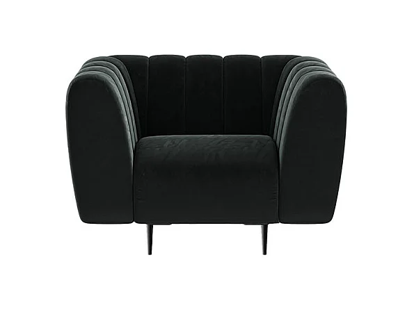 Fauteuil Shel  gris foncé
