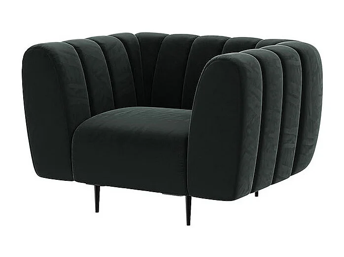 Fauteuil Shel  gris foncé