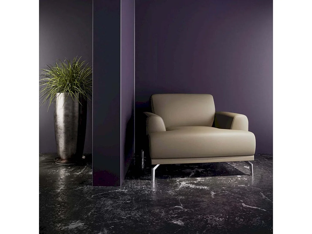 Fauteuil Puzo Gris fossile