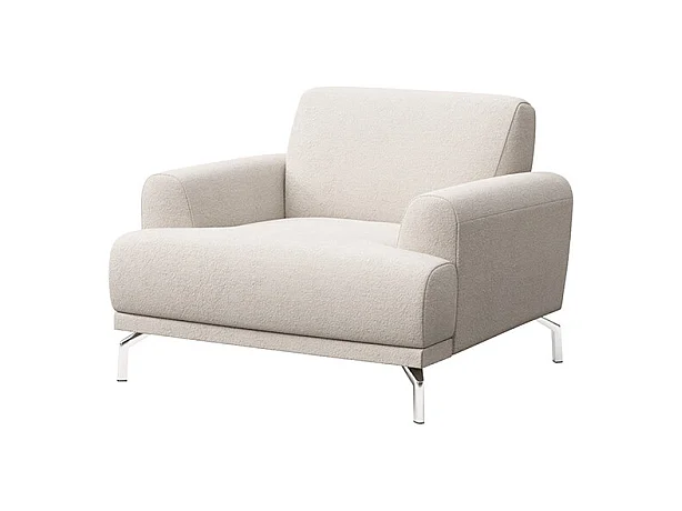 Fauteuil Puzo beige crème