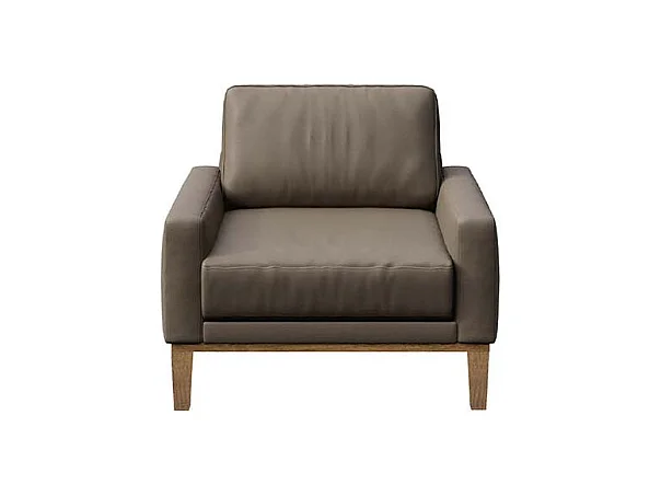 Fauteuil Musso Cèdre brun