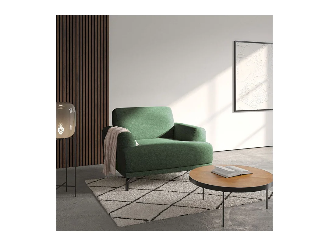 Fauteuil Puzo vert foncé