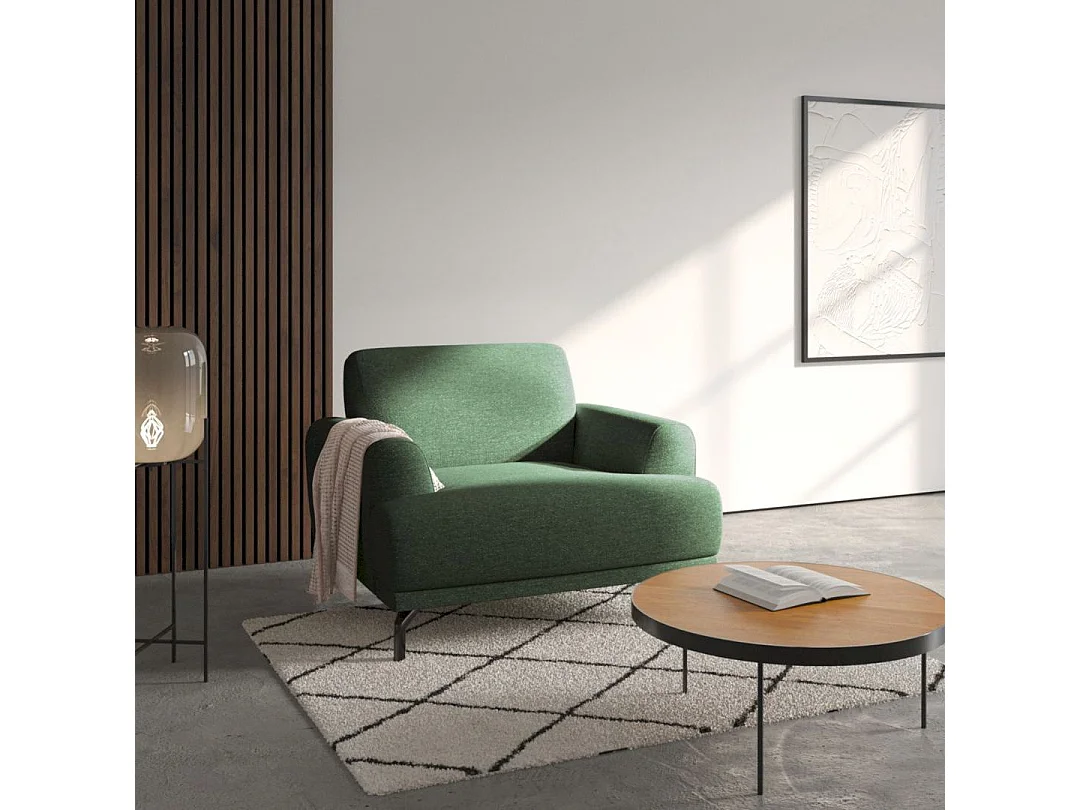 Puzo fauteuil donkergroen