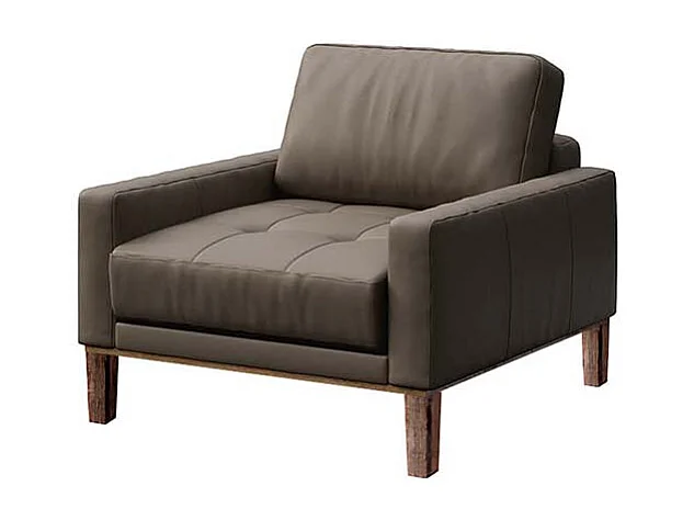 Musso fauteuil cederbruin