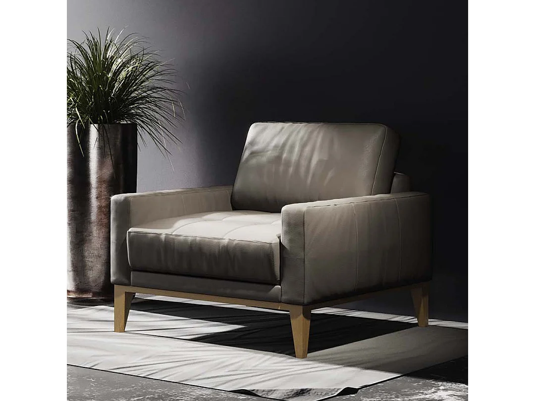 Musso fauteuil cederbruin