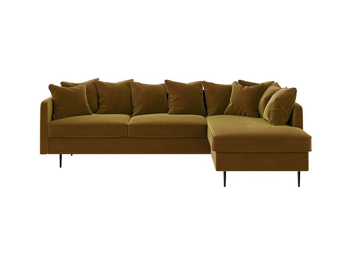 Canapé d'angle droit Esme miel
