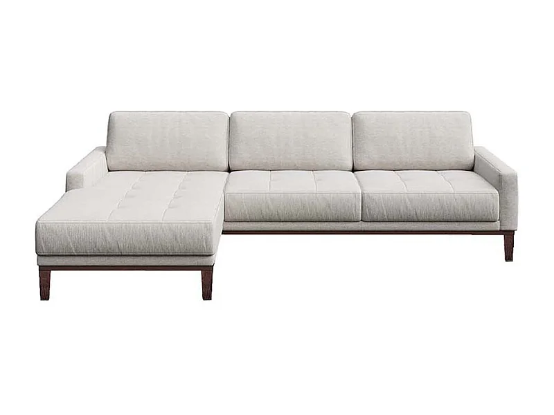 Musso chaise longue bank links lichtgrijs