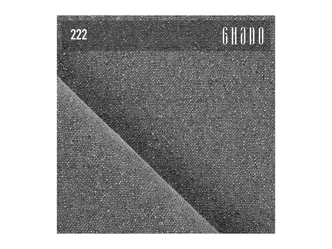 Canapé d'angle droit Chevi gris à