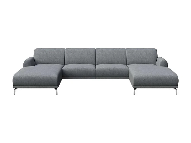 Puzo dubbele chaise longue bank lichtgrijs