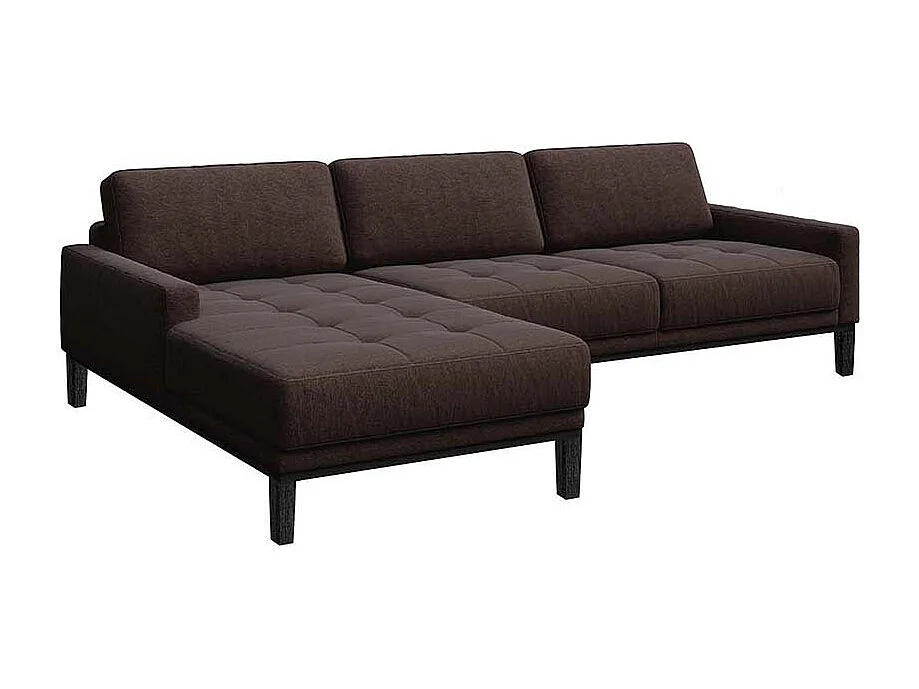 Musso chaise longue bank links bruin