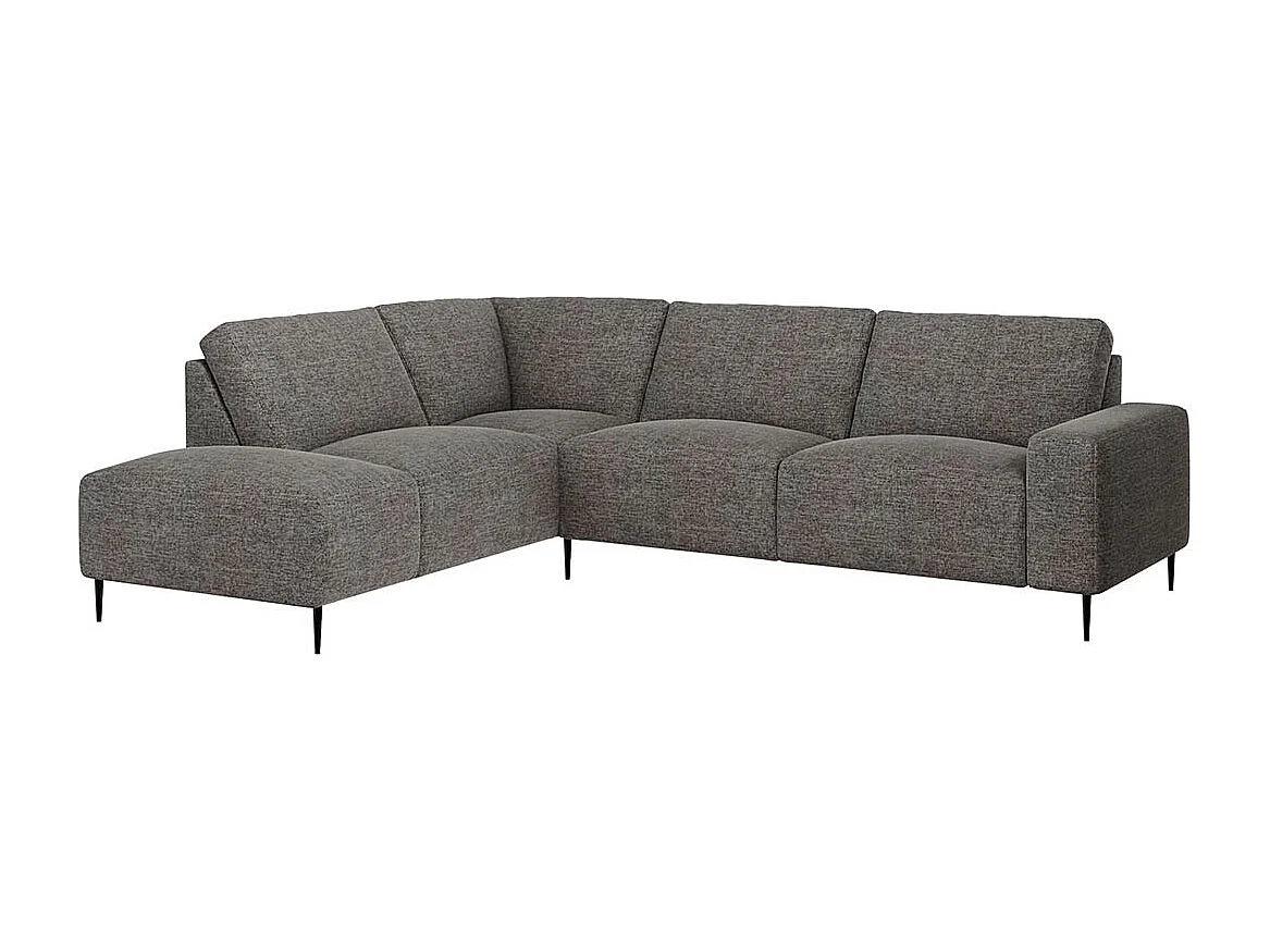Canapé d'angle gauche Tendo gris