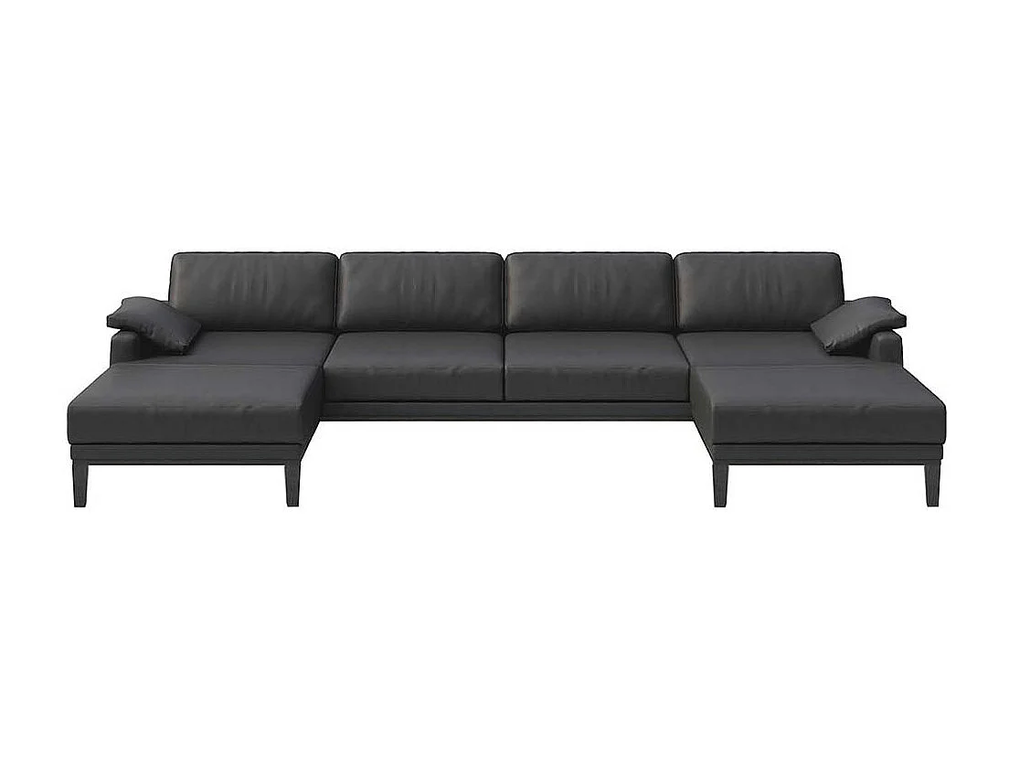 Canapé panoramique Musso Ombre gris