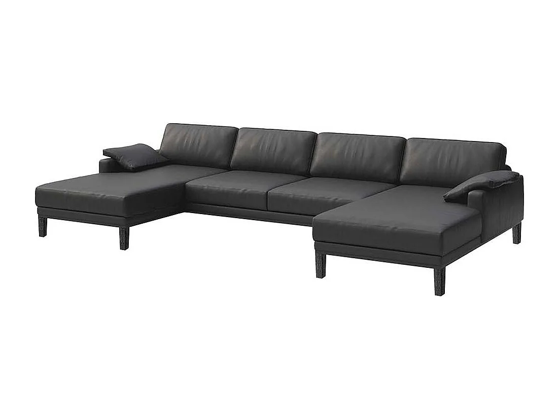 Canapé panoramique Musso Ombre gris