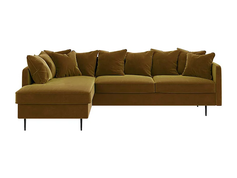 Canapé d'angle gauche Esme miel