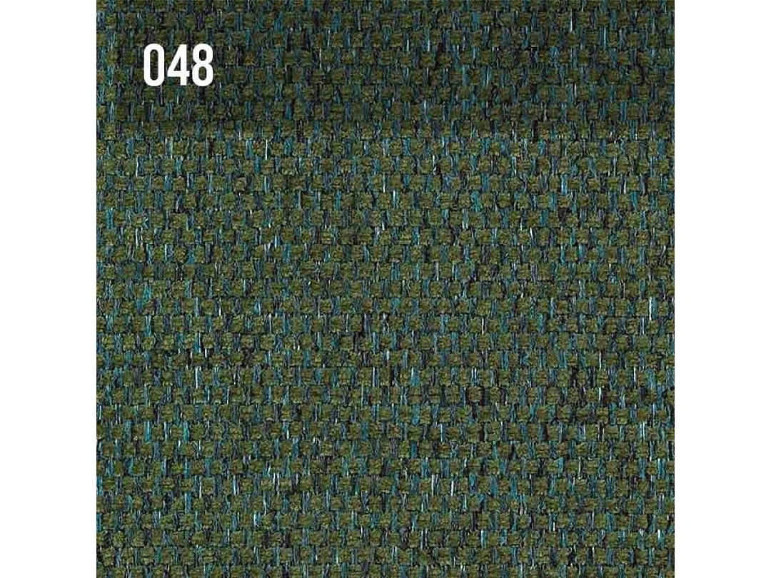 Mesonica Canapé d'angle gauche en polyester vert foncé