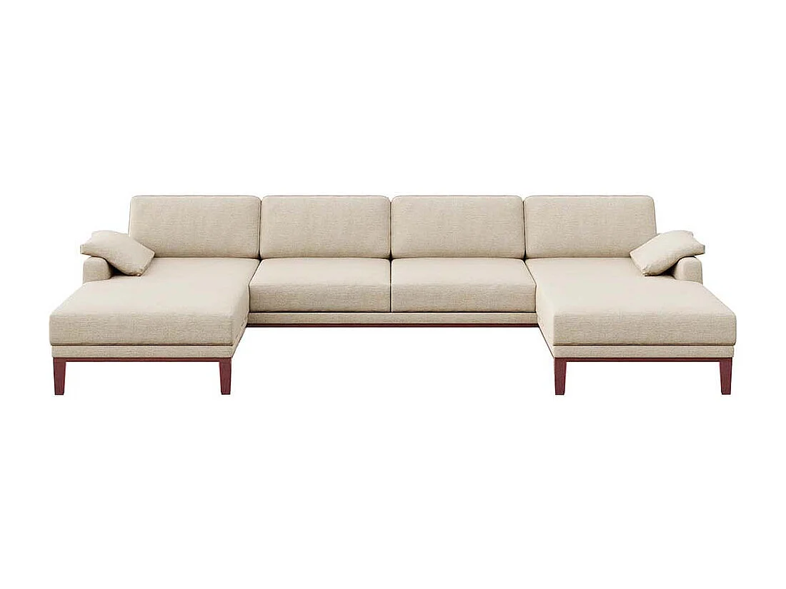 Canapé panoramique Musso beige clair