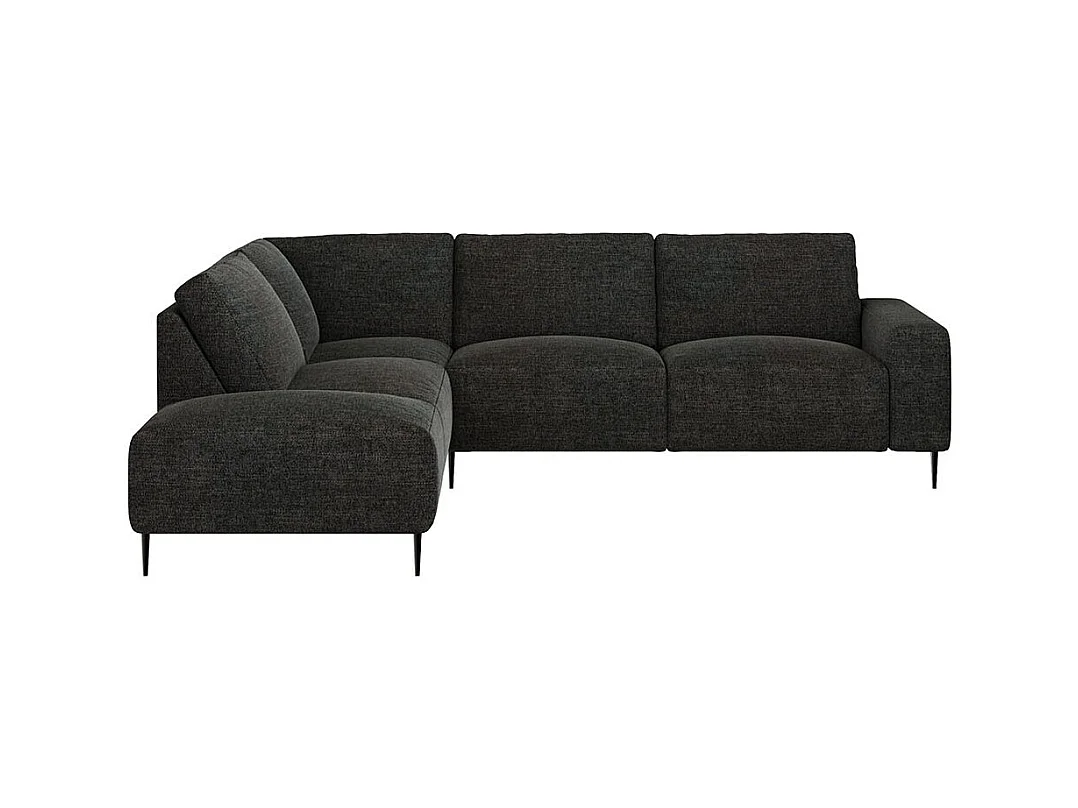 Canapé d'angle gauche Tendo anthracite