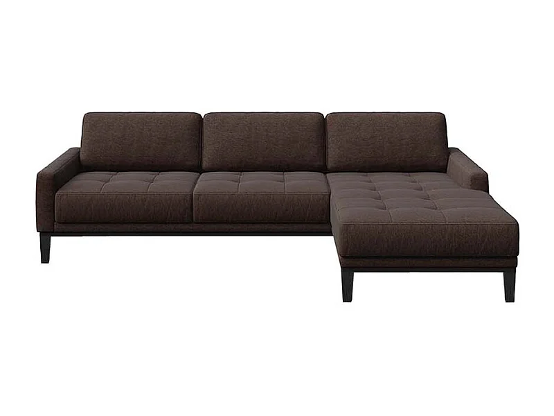 Musso chaise longue bank rechts bruin