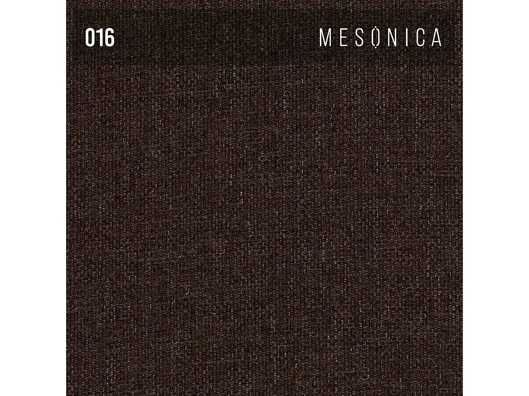 Canapé d'angle droit matelassé Musso marron