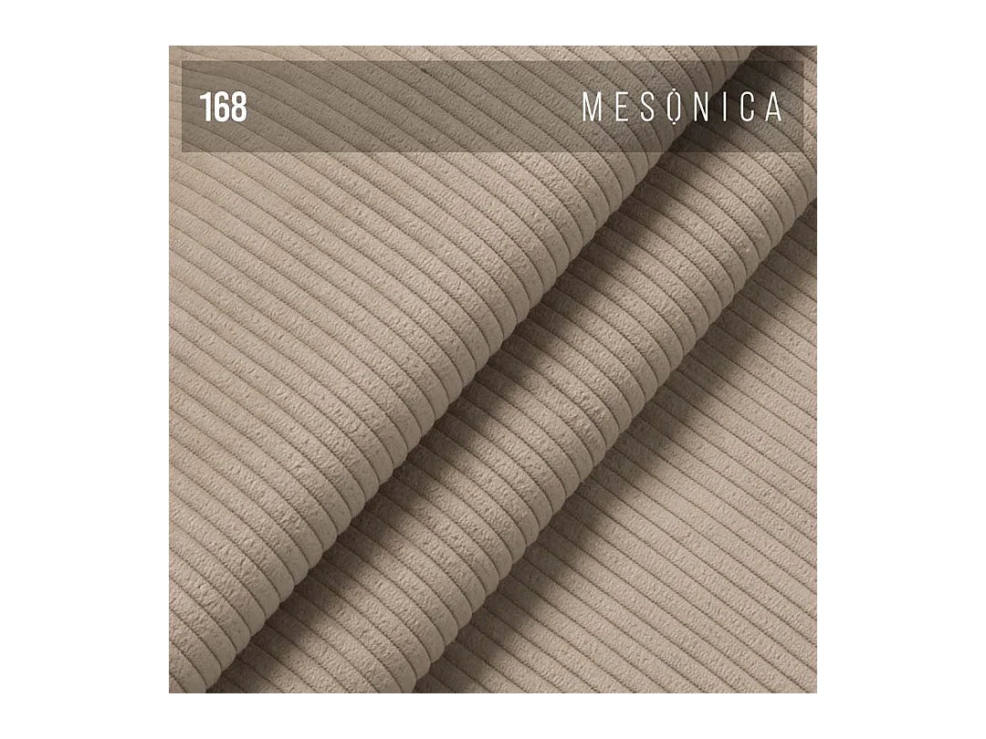 Canapé d'angle droit Musso beige brun