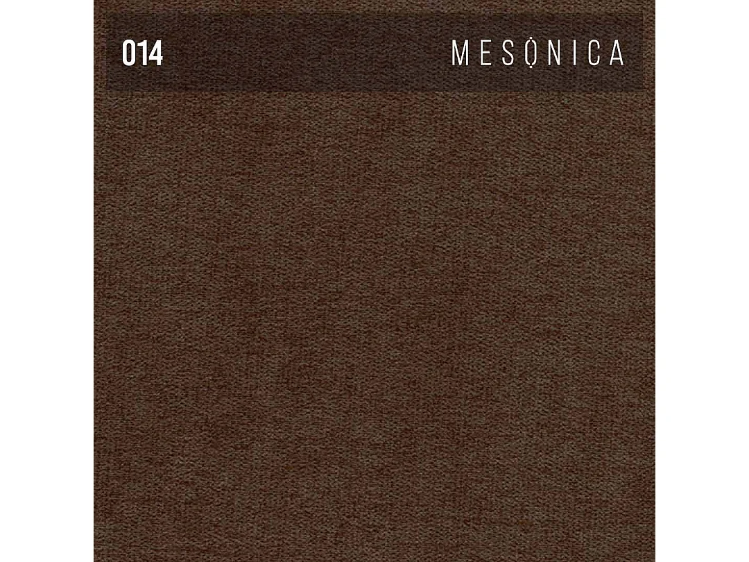 Canapé d'angle gauche Puzo brun