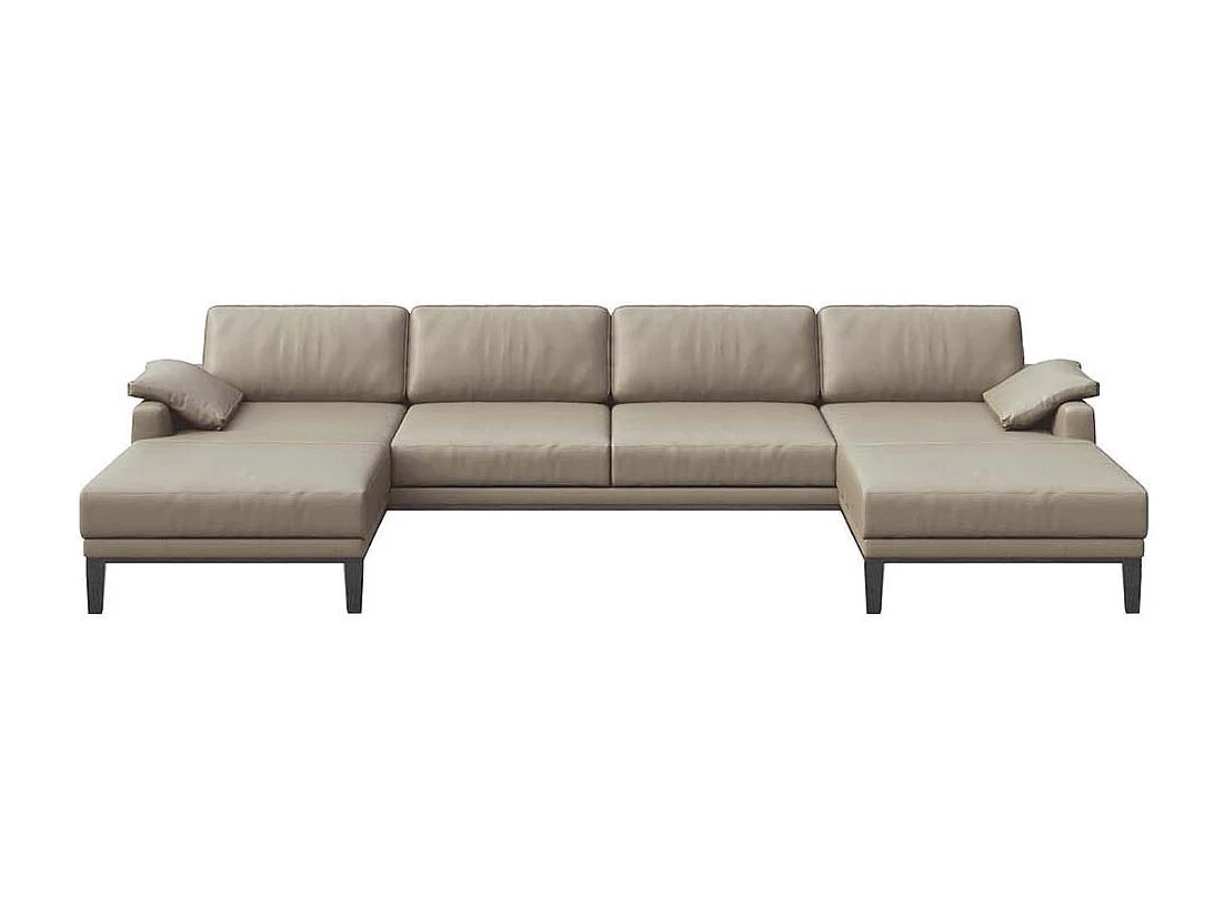 Canapé panoramique Musso Gris fossile