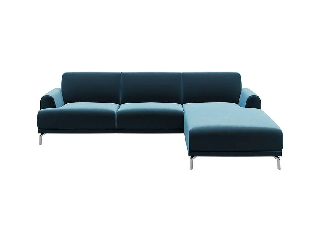 Puzo chaise longue bank rechts donker marineblauw