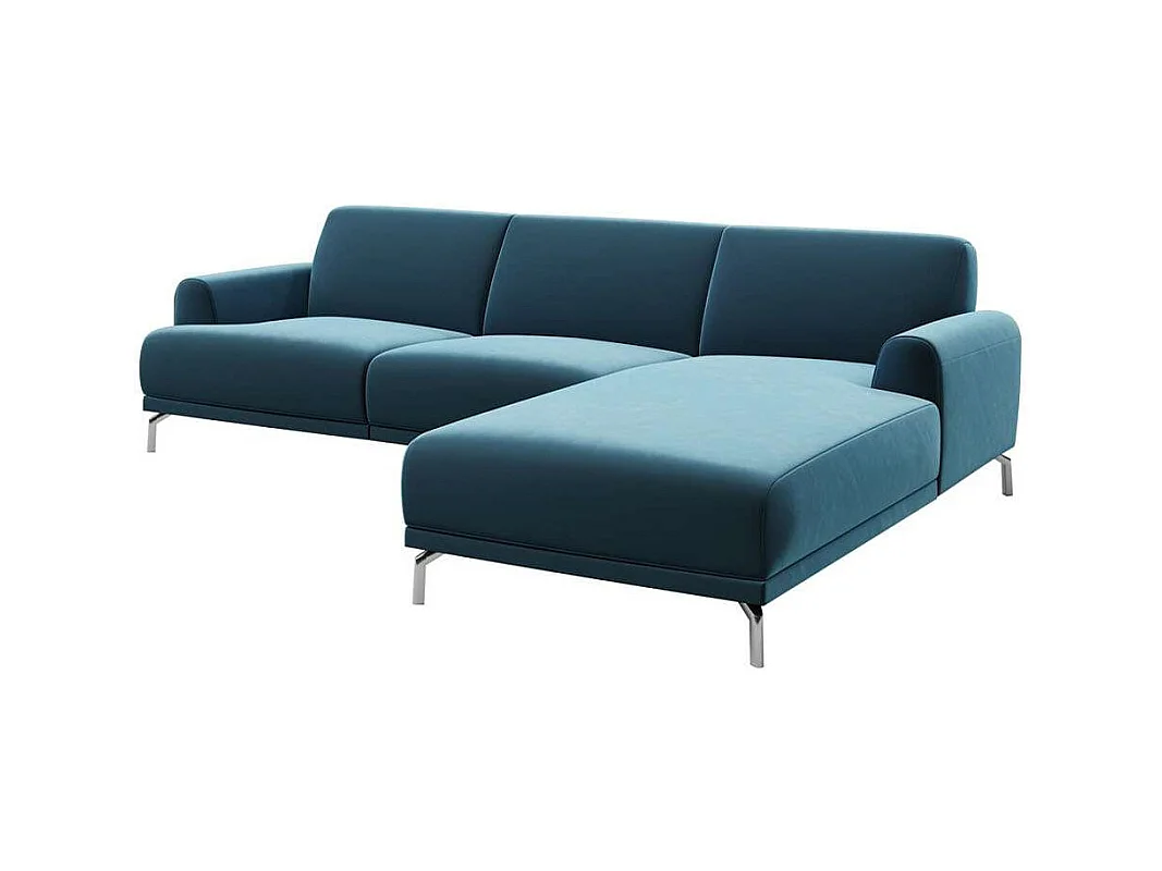 Puzo chaise longue bank rechts donker marineblauw