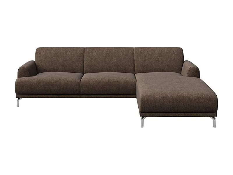 Puzo chaise longue bank rechts bruin