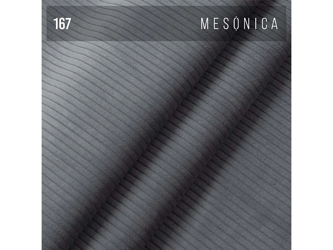 Canapé d'angle droit Musso gris