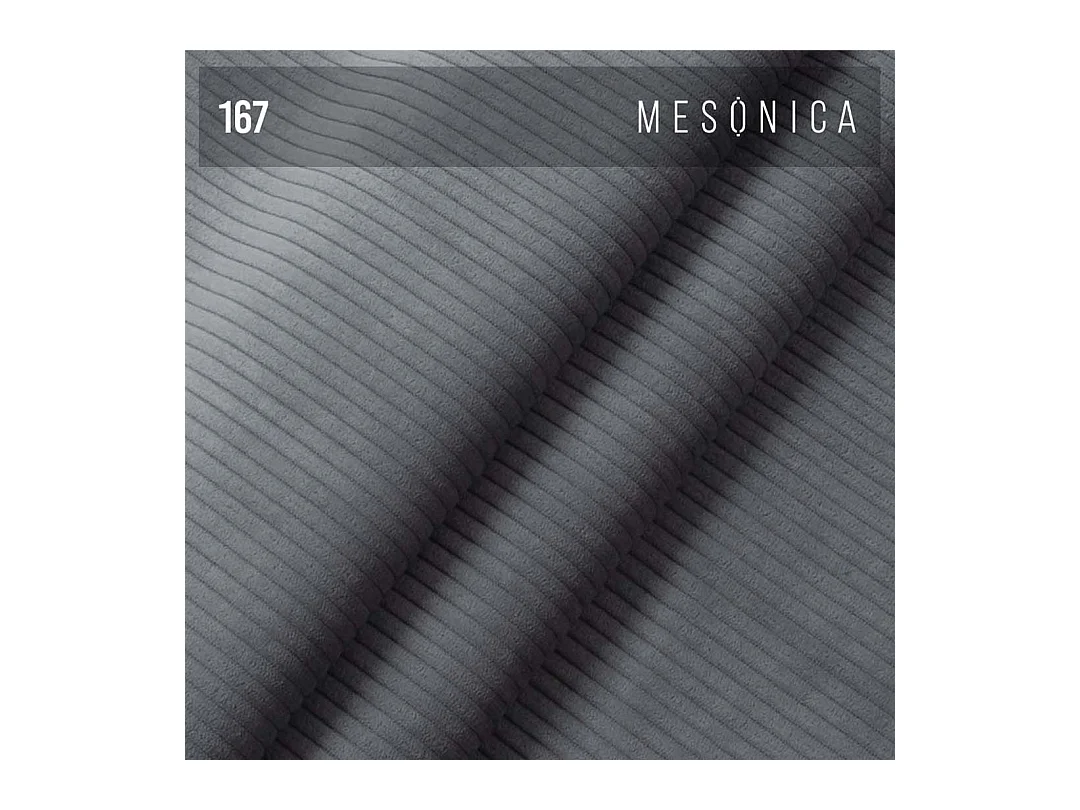 Canapé d'angle droit Musso gris