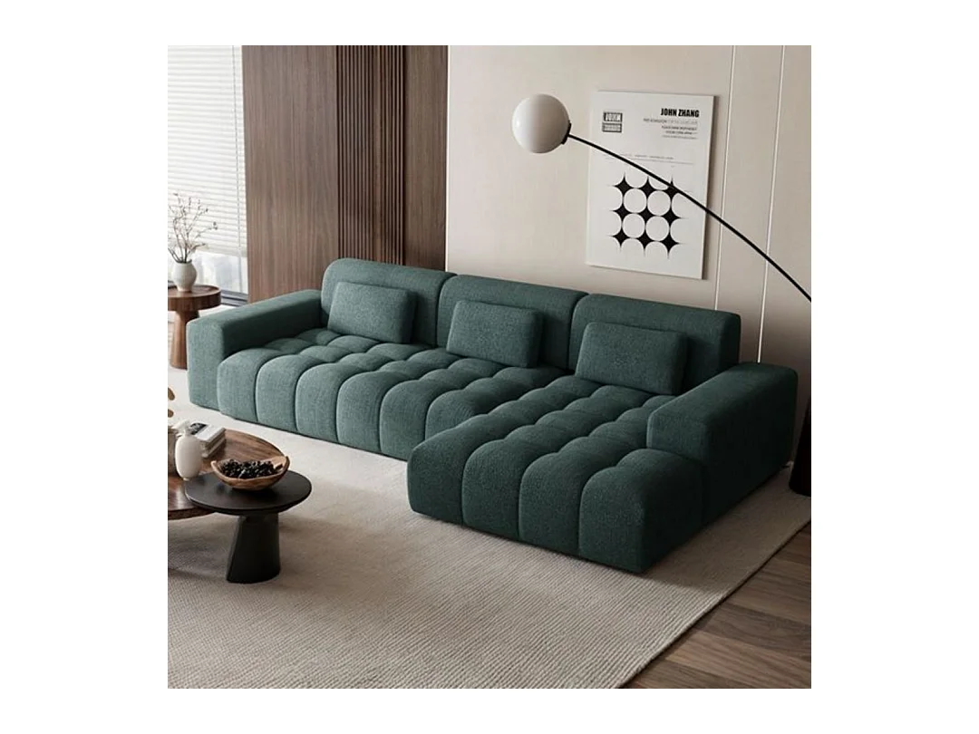 Canapé d'angle droit Chevi Ocean noise