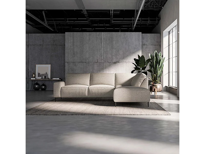 Tendo chaise longue bank (rechts) - lichtgrijs