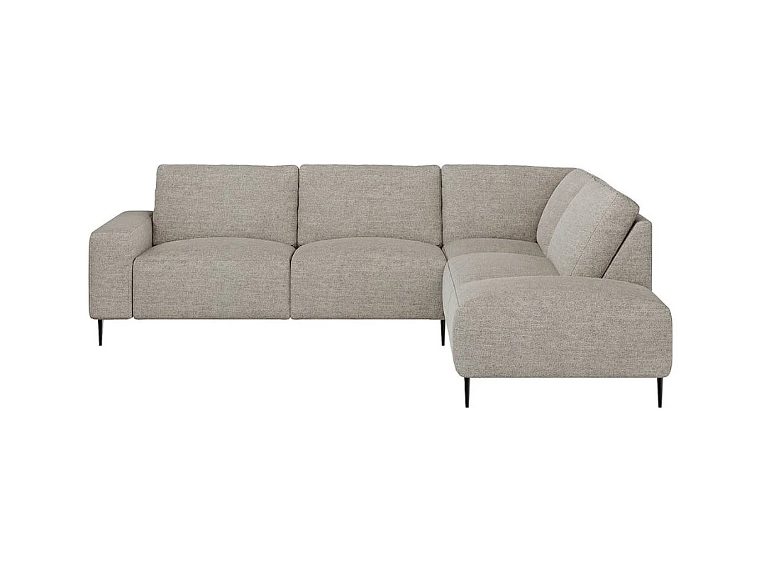 Canapé d'angle droit Tendo gris clair