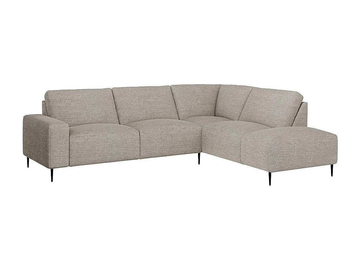 Canapé d'angle droit Tendo gris clair