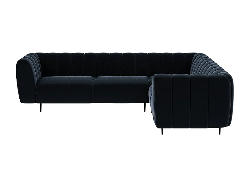Shel chaise longue bank (rechts) - donkerblauw