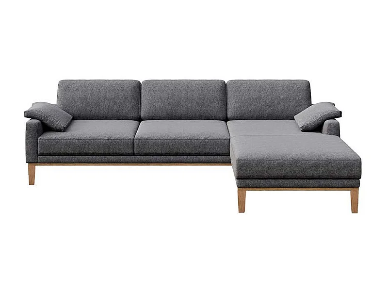 Musso chaise longue bank rechts donkergrijs