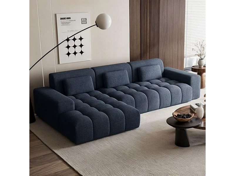 Chevi Marineblauwe Chaise longue bank links