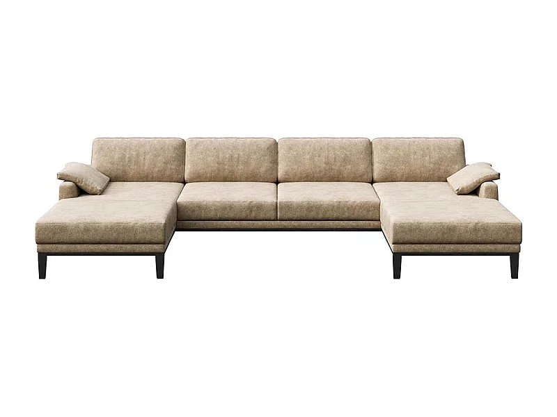 Musso dubbele chaise longue bank beige