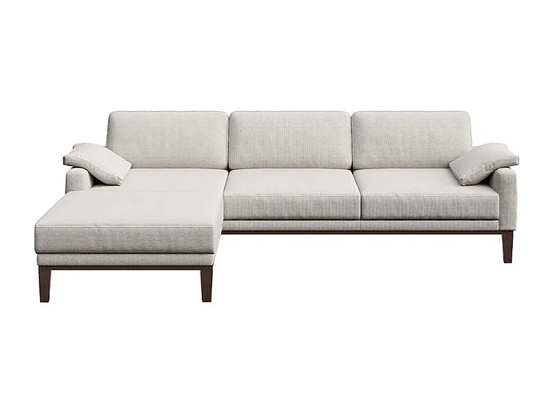 Musso chaise longue bank links lichtgrijs