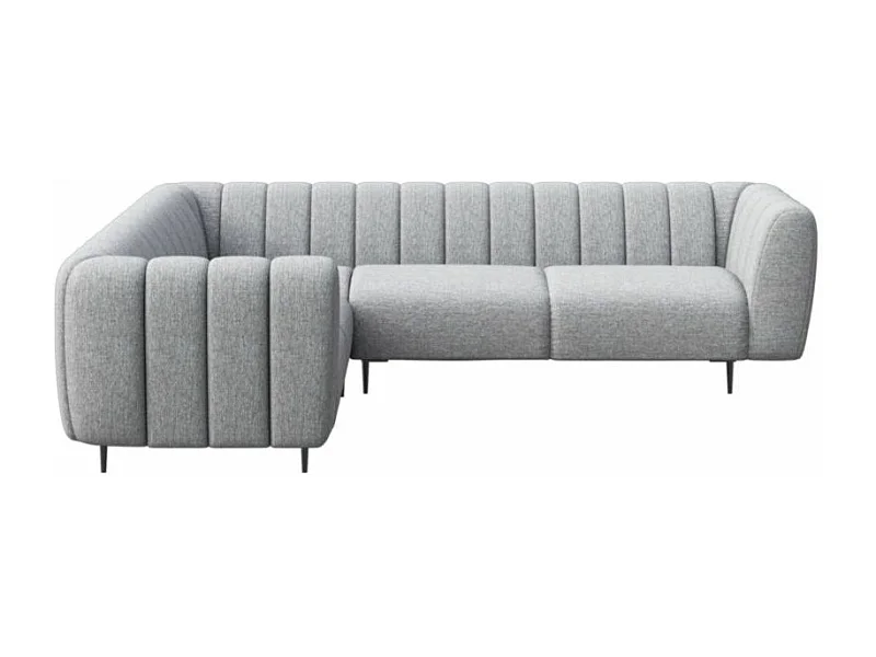 Shel chaise longue bank (links) - Lichtgrijs