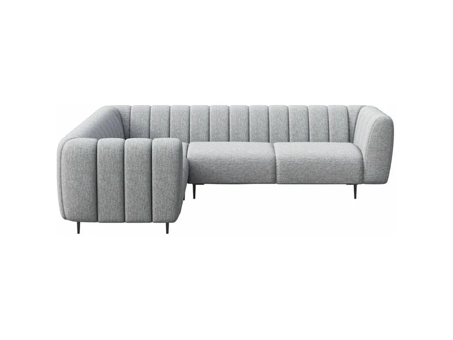 Shel chaise longue bank (links) - Lichtgrijs
