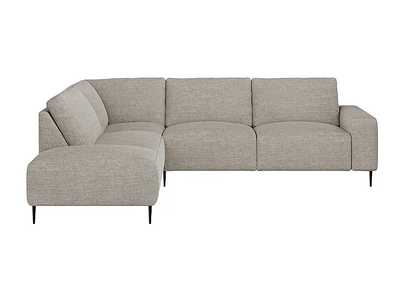 Canapé d'angle gauche Tendo gris clair