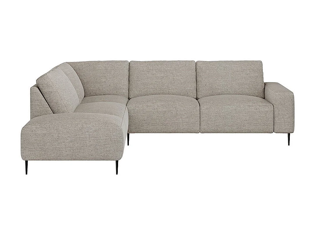 Canapé d'angle gauche Tendo gris clair